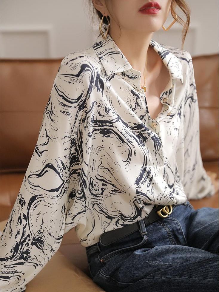 Beautiful Western Style Long Sleeve Shirt