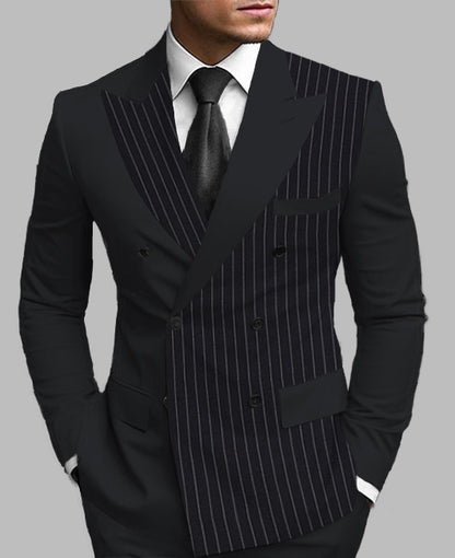 Men's Posterior Median Split Suit Jacket