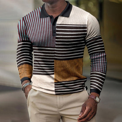 Fashion Men's Long-sleeved T-Shirt