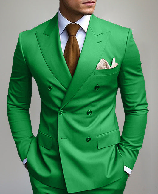 Men's Posterior Median Split Suit Jacket