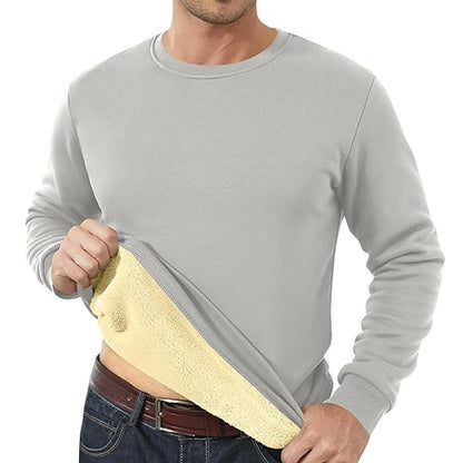 Men's Fleece Lined Padded Warm Keeping Sweatshirts