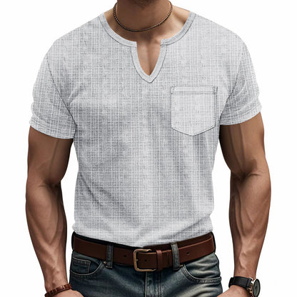 Artificial Linen Bamboo Loose Sleeve T-Shirt