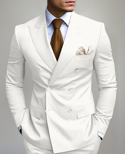 Men's Posterior Median Split Suit Jacket