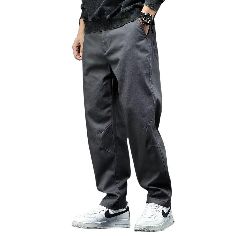 Style Loose Straight Pants Men