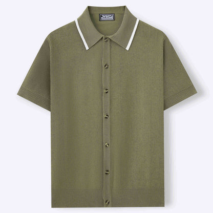 Luxury Short Sleeve Tencel Sweater