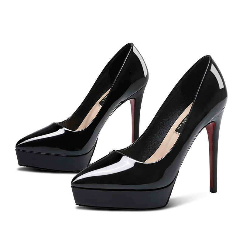 Women's Waterproof Platform Pumps Size