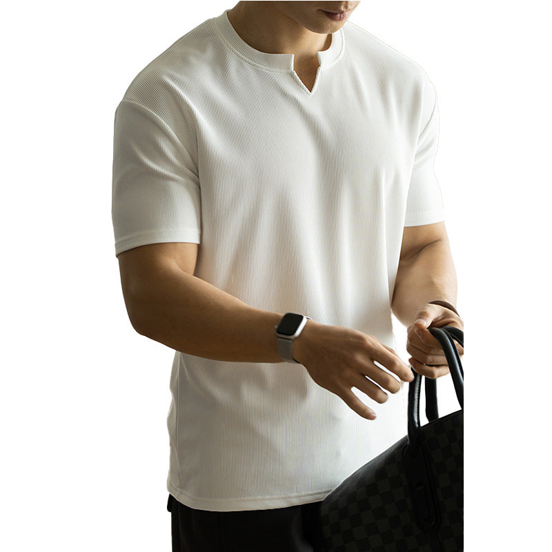Smooth Silk Loose Commuter T-Shirt