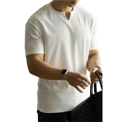 Smooth Silk Loose Commuter T-Shirt