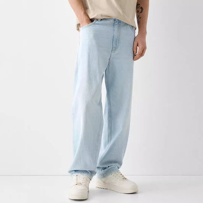 Versatile Men's Straight Jeans