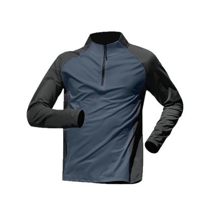 Half Zipper Training Long Sleeve Trousers Suit