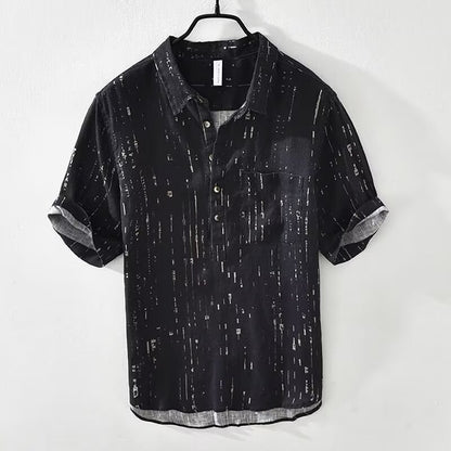 Pu Shuai Short-sleeved Lapel Polo Shirt