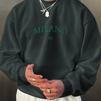 Men's Round-neck Versatile Long Sleeves