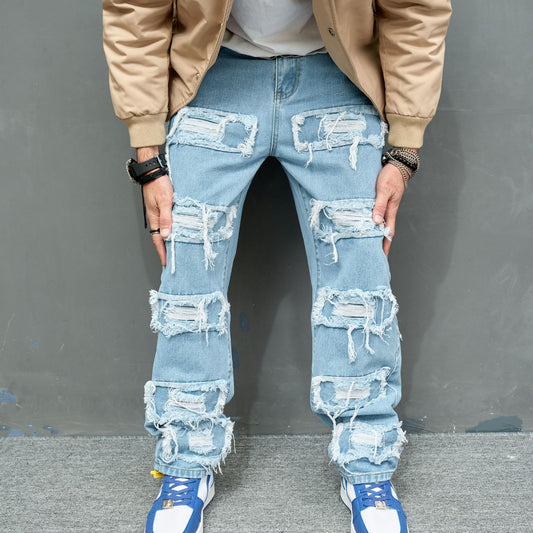 Worn Stretch Slim Fit Men's Jeans