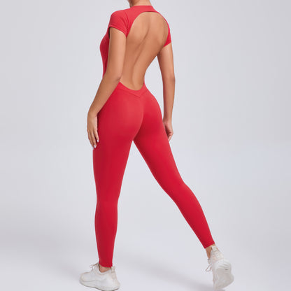 Tight Fitness Jumpsuit