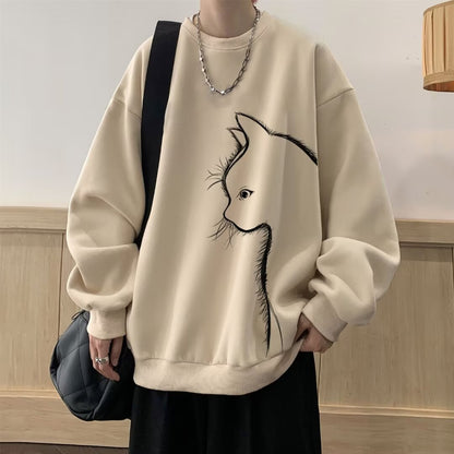 Men's Round Neck Long Sleeve Sweater