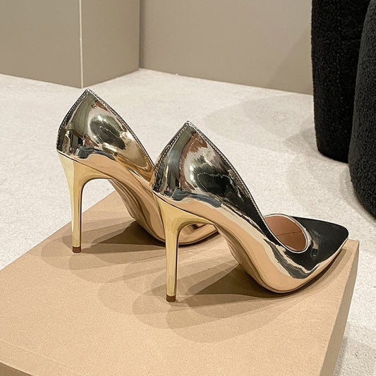 Slip-on High-grade Stiletto Heel Heel Shoes