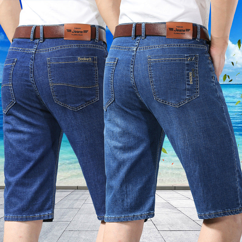 Thin Ice Silk Men's Stretch Denim Jeans