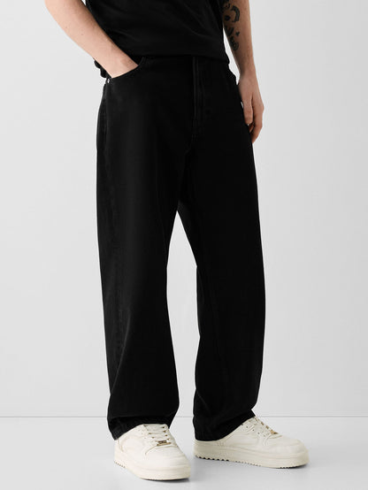 Versatile Men's Straight Jeans