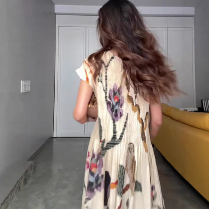Short-sleeved Loose Dress
