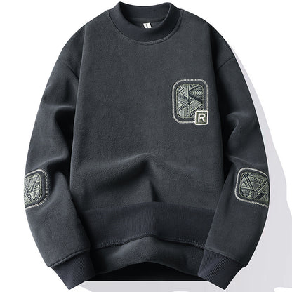 Double-sided Polar Fleece Sweater Men