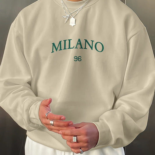 Men's Round-neck Versatile Long Sleeves
