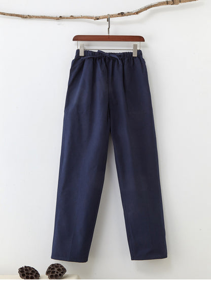 Men's Pure Cotton Coarse Pants