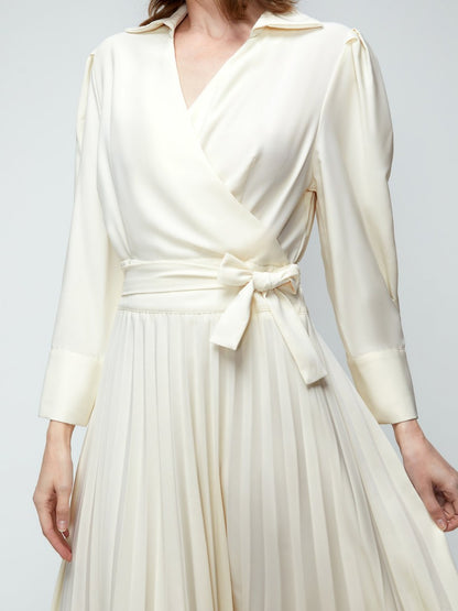 Women's Commute Pleated Dress
