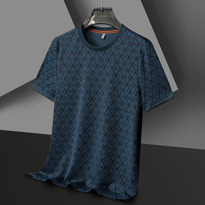 Men's Jacquard Sleeve Cool Fashion Brand
