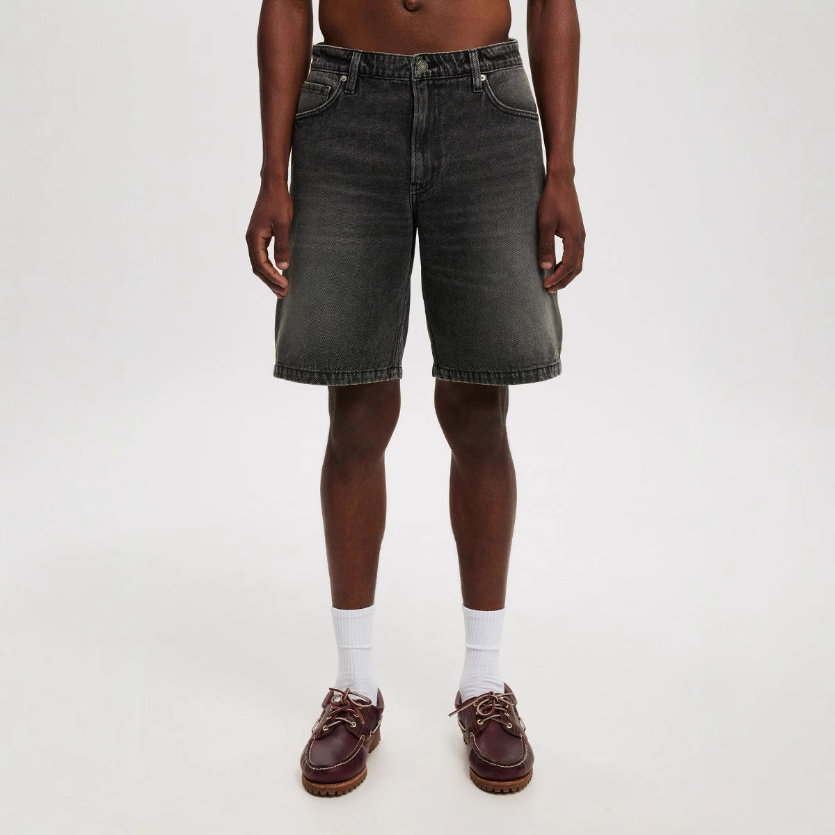 Loose All-matching Middle Jeans