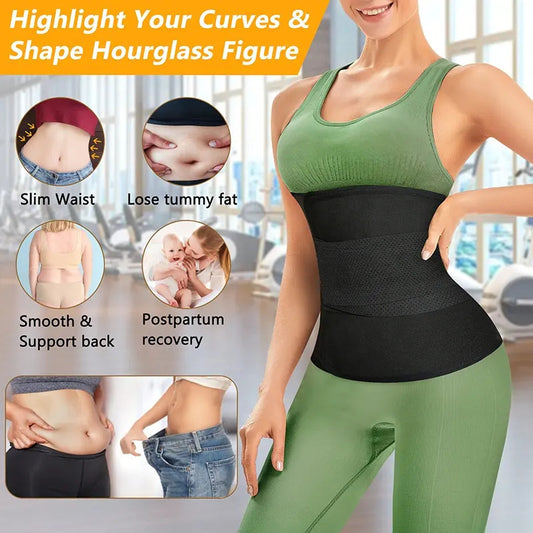 Sweat Waistband Fitness Aid Tight Belly Slim Fit