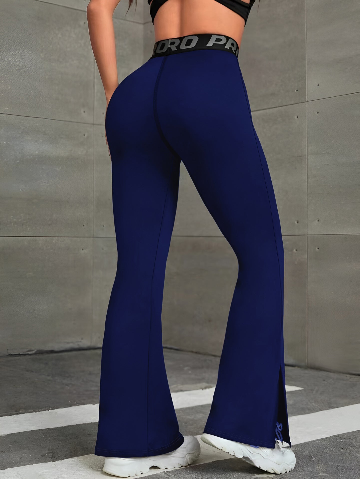 Slimming Belly Contracting Wide Fitness Leg Pants