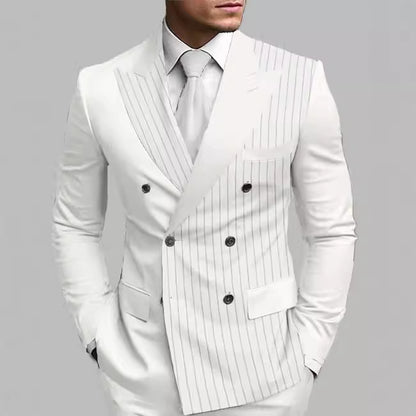 Men's Posterior Median Split Suit Jacket