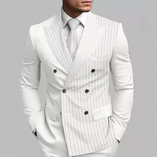 Men's Posterior Median Split Suit Jacket