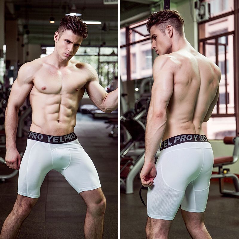 Stretch Quick-drying Mesh Breathable Tight Shorts