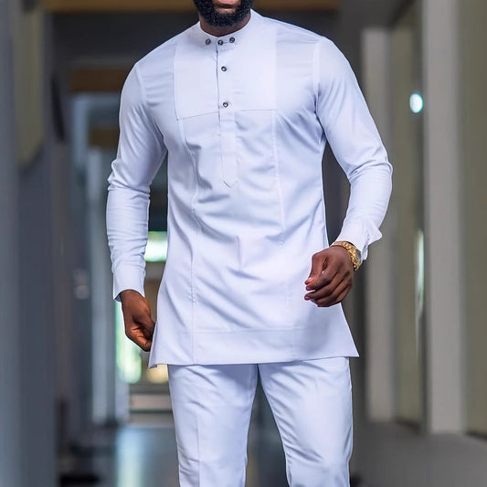 African Ethnic Style Men's Fashion Long Sleeve