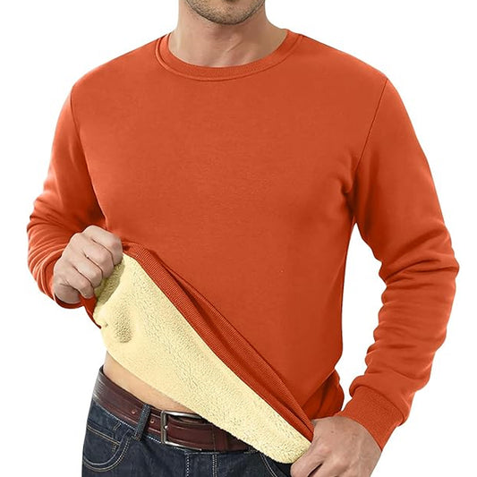 Men's Fleece Lined Padded Warm Keeping Sweatshirts