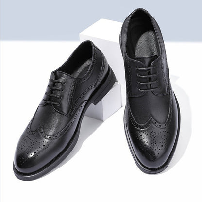 Brogue Leather Shoes Men