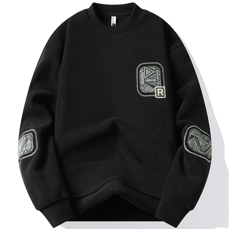 Double-sided Polar Fleece Sweater Men