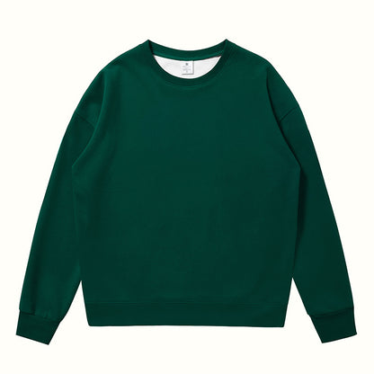 Non-gender Earth Color Round Neck Sweatshirts