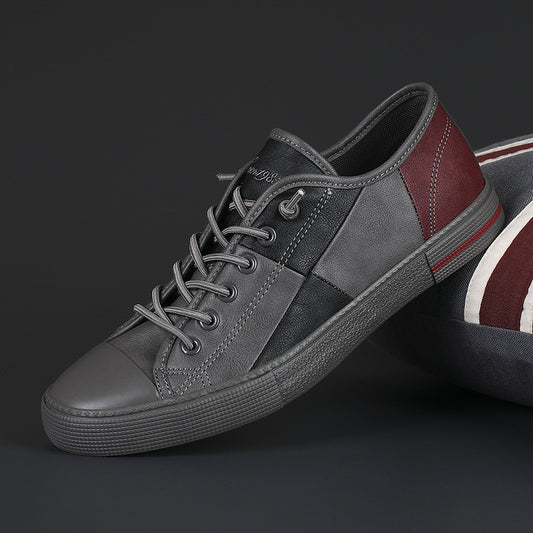 Men's New Fashionable Leather Shoes With Rubber Sole