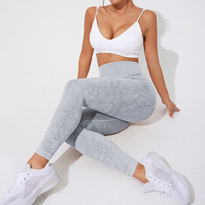 Seamless Fitness High Waist Belly Contracting Sports