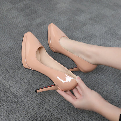 Women's Waterproof Platform Pumps Size