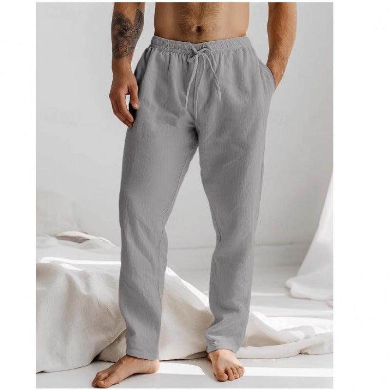 Men's Pants Elastic Waist Trousers