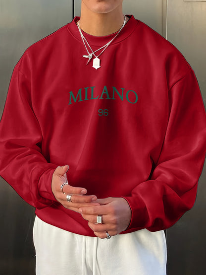Men's Round-neck Versatile Long Sleeves