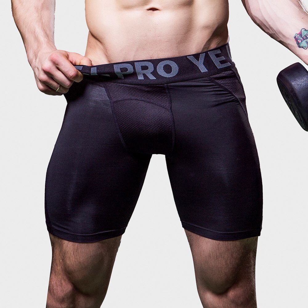 Stretch Quick-drying Mesh Breathable Tight Shorts
