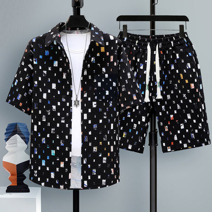 Men's Cool Shorts Two-piece Set