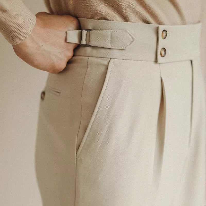 Men's Lightly Mature High-grade Slim Fit Suit Pants