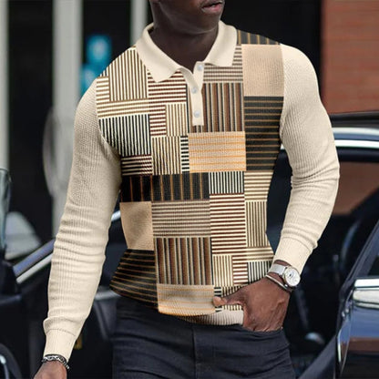 Fashion Men's Long-sleeved T-Shirt