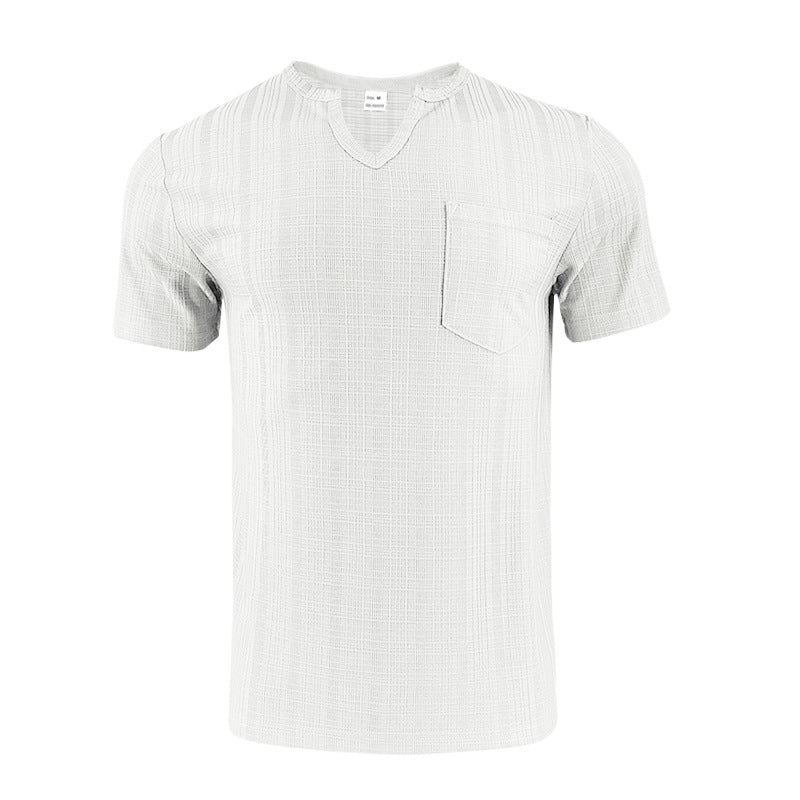 Artificial Linen Bamboo Loose Sleeve T-Shirt