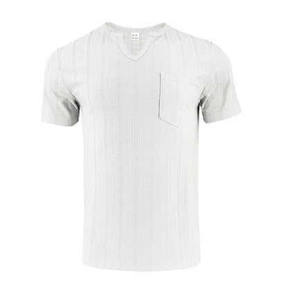 Artificial Linen Bamboo Loose Sleeve T-Shirt